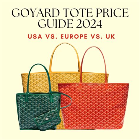 is goyard cheaper in europe|goyard price guide 2024.